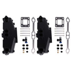 2X Exhaust Manifold Kit for GM 305 350 377 5.0L 5.7L 6.2L (1983–2002)