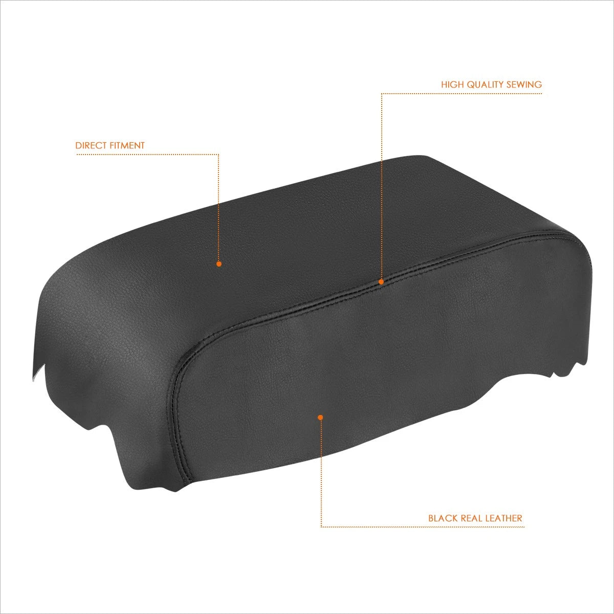 Leather Center Console Lid Cover for Lexus LS430 (2001–2006)