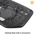 Pair Heated White Mirror Glass for Honda Accord (2008–2010)