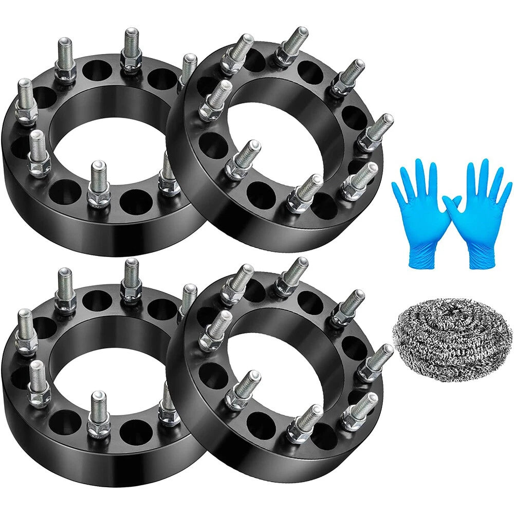 8PC 2in Wheel Spacers for Ford F-250 F-350 Super Duty Excursion (1999–2004)