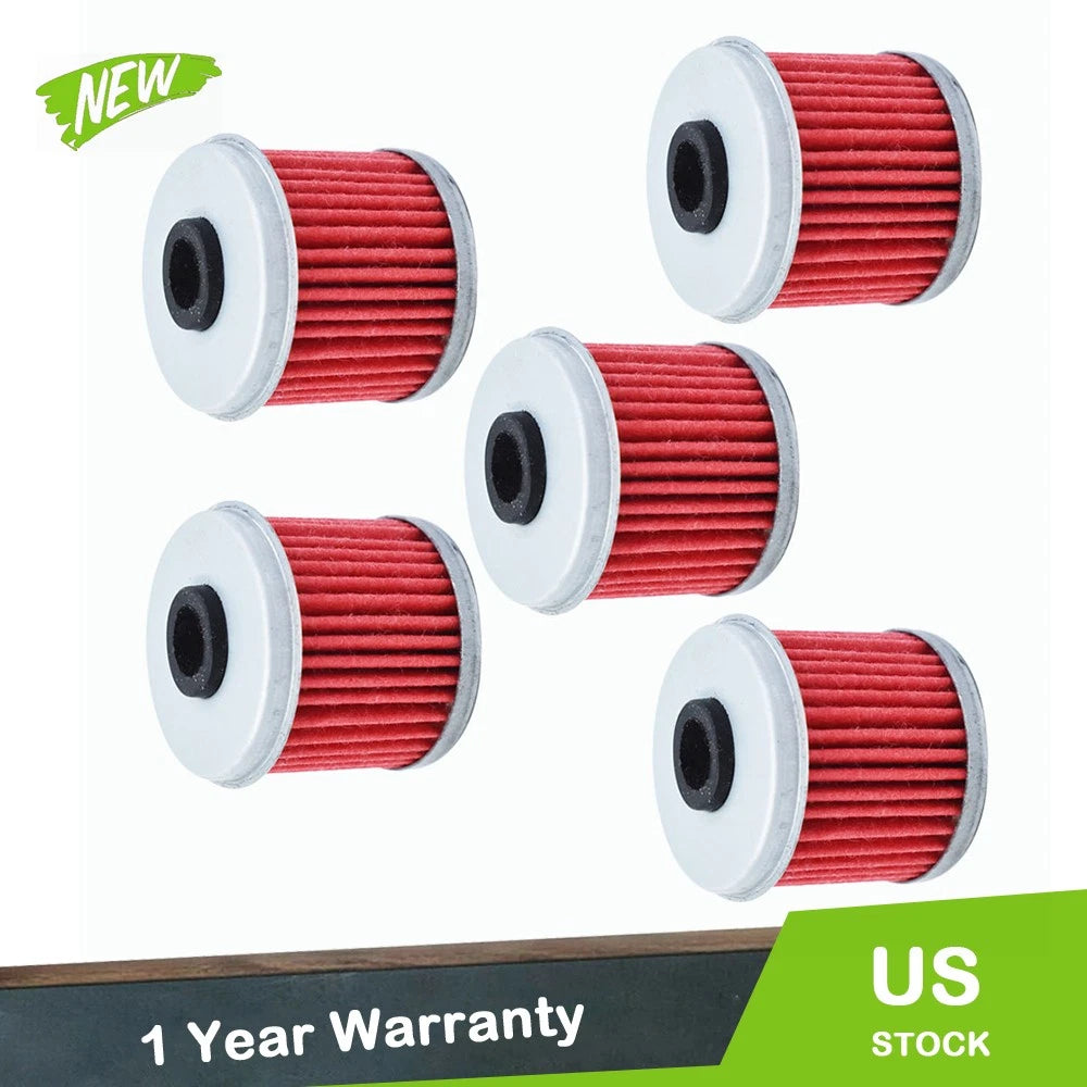 5x Oil Filter for Honda TRX450R CRF150R CRF150RB CRF250X CRF450X CRF450R