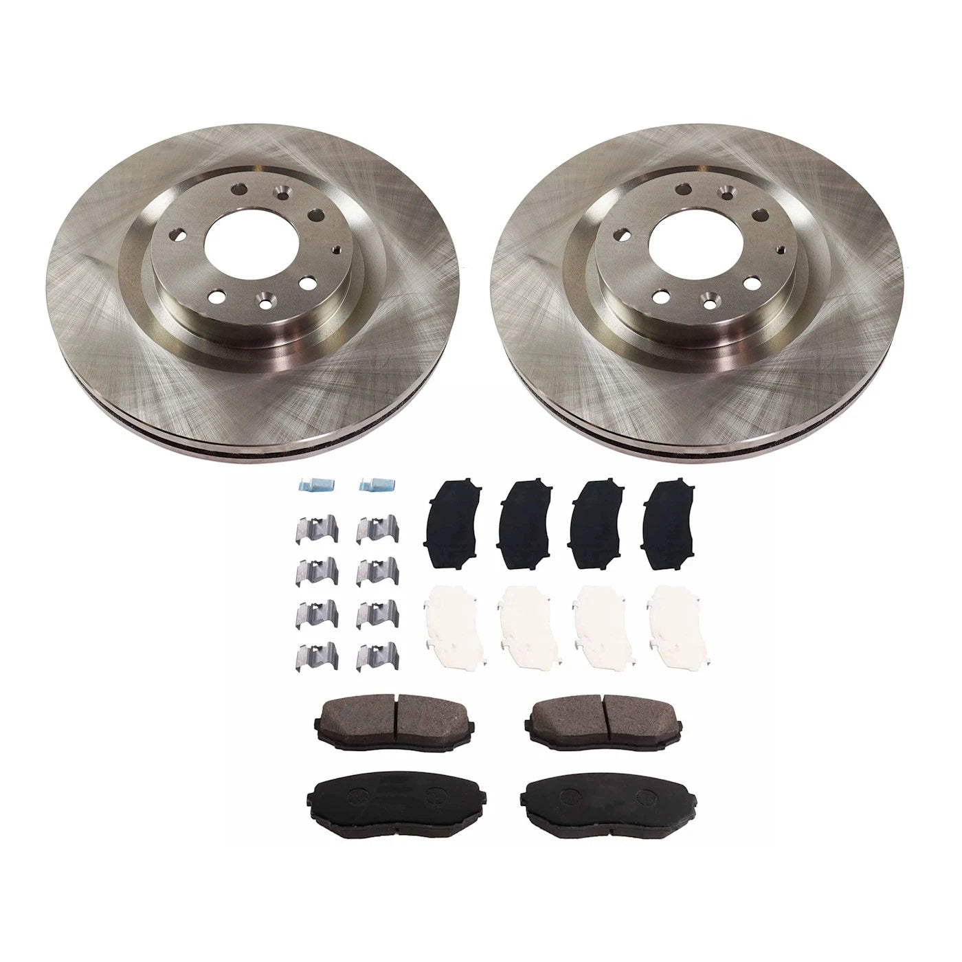 Brake Rotor Brake Pad Kit for Mazda CX-9 (2007–2015) Front 2-Wheel Set