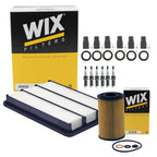 Tune Up Kit with NGK 6 Spark Plugs & Coil Boots for Borrego 3.8L V6 (2009–2019)