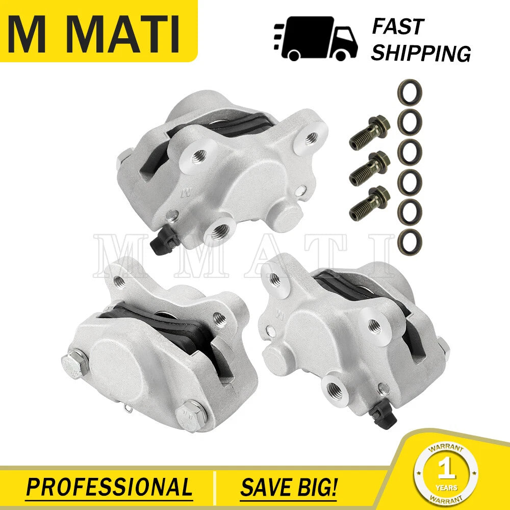 Front & Rear Brake Calipers for Arctic Cat ATV 300 400 500 (1998–2002)