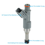 Set of 4 Fuel Injectors 23250-75100 for Toyota Tacoma 2.7L (2005–2016) & 4Runner (2010)