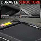 17 Gallon Low Profile Oil Drain Pan with Manual Pump & Wheels for Car Truck