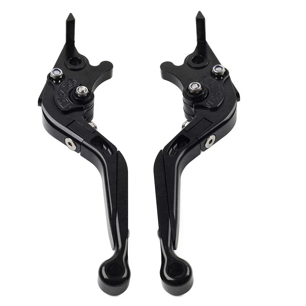 CNC Extendable Brake Clutch Levers for Yamaha YZF R1 (2009–2014) Black