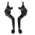 CNC Extendable Brake Clutch Levers for Yamaha YZF R1 (2009–2014) Black