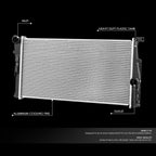 Aluminum Replacement Cooling Radiator for BMW i3 (2014–2019) DPI 13600