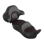 Driver Passenger Seat & Backrest Pad for Harley Road Glide (2014–2023)