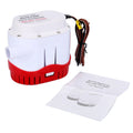 12V 2000GPH Bilge Water Pump for Boats (Automatic, Submersible)