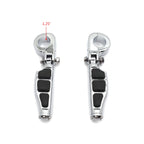 Chrome Highway Stiletto P-Clamp FootPeg Clamp Kit 1.25" for Honda GoldWing (GL180)