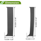Set of 4 Pillar Window Trim for Chevy Blazer (1995–2005) Carbon Fiber Black