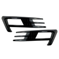 Fog Light Lamp Cover Bumper Grille Trim for VW Golf 7 MK7 (2013–2016) - Black Pair