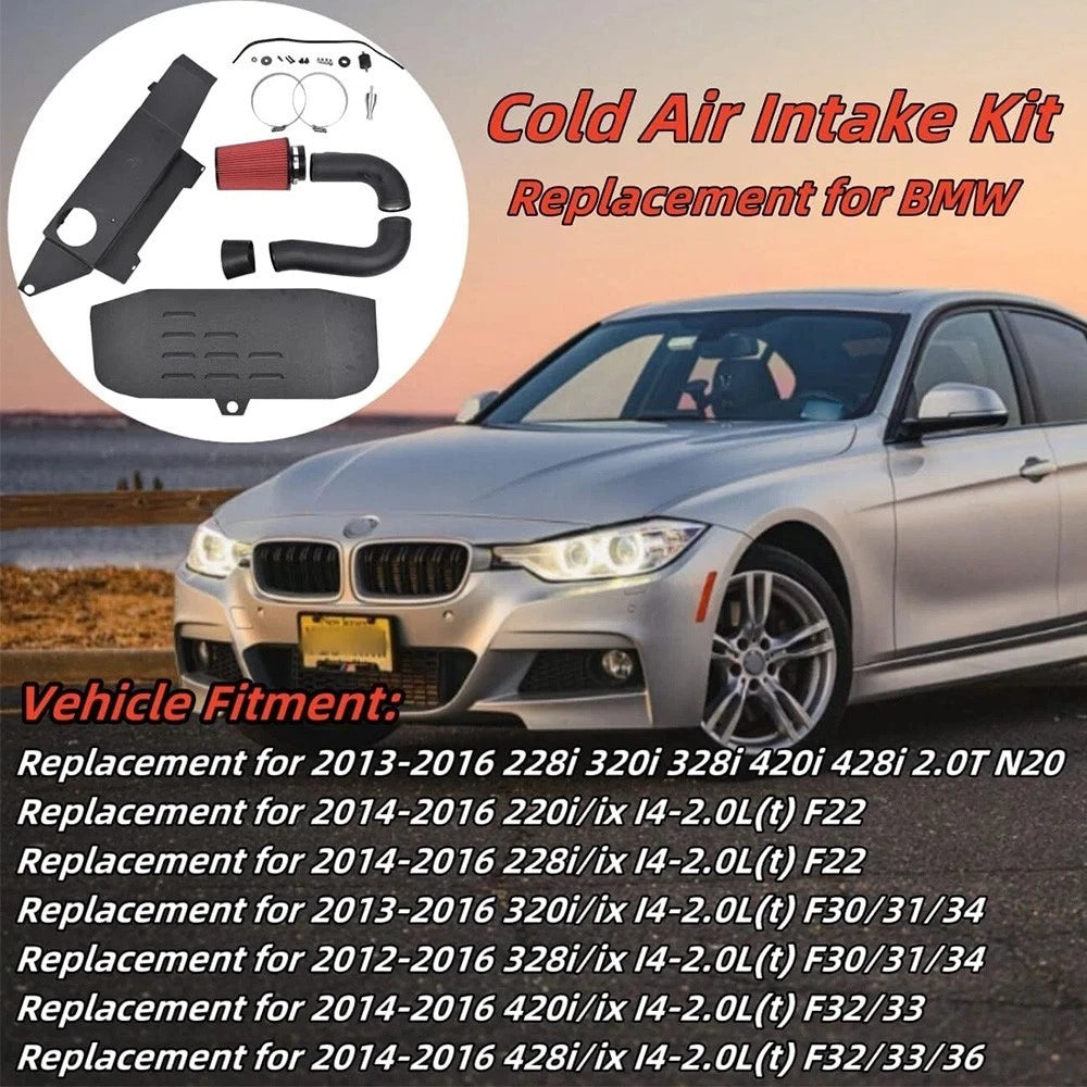 Cold Air Intake Kit for BMW F30 220i 228i 320i 328i 420i 428i (2012–2016)