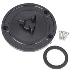 Black CNC Fuel Tank Cover Gas Cap for Kawasaki Ninja 250R 1988-2007