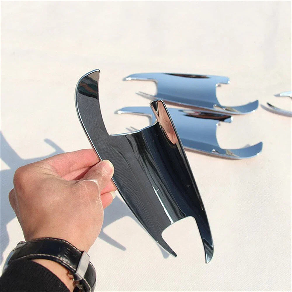 4 Pcs Chrome Door Handle Bowl Cover Trim for Benz B C E GLK ML GL GLE GLS