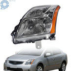 Left Side Halogen Headlight for Nissan Sentra (2010–2012)