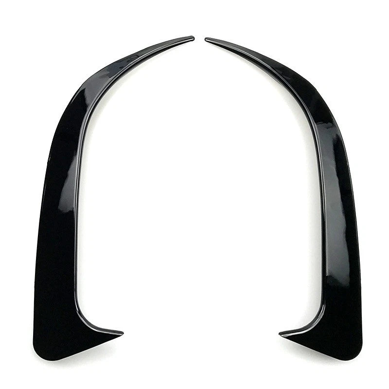Gloss Black Rear Side Vent Trim Canards for Mercedes CLA C117 (2013–2019)