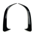 Gloss Black Rear Side Vent Trim Canards for Mercedes CLA C117 (2013–2019)