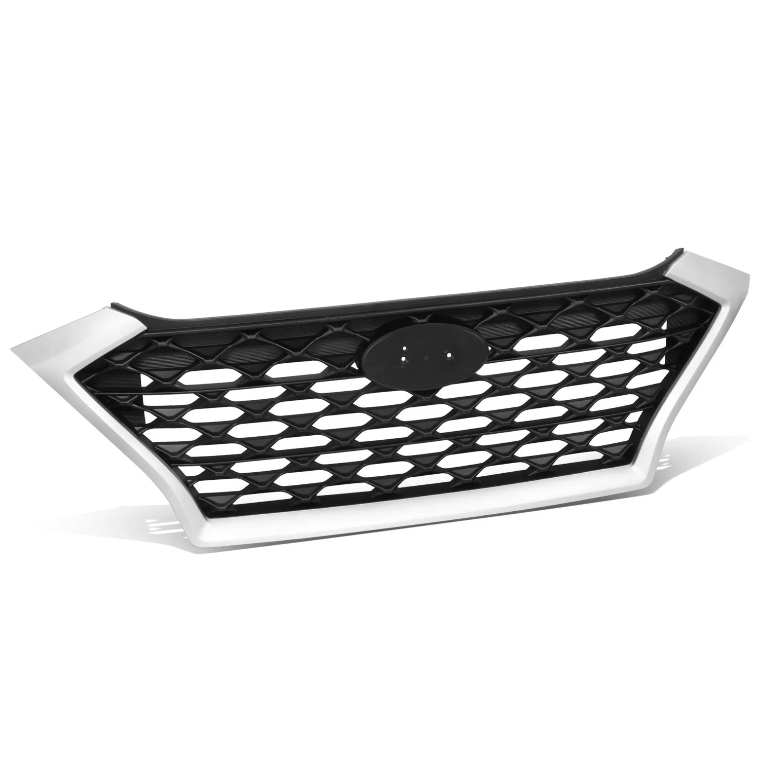 Front Grille Bumper for Tucson (2019–2021) OE Style Silver Moulding