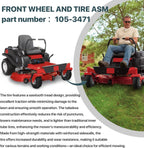 2X Front Wheel & Tire Assembly for Toro TimeCutter (2010-2023)