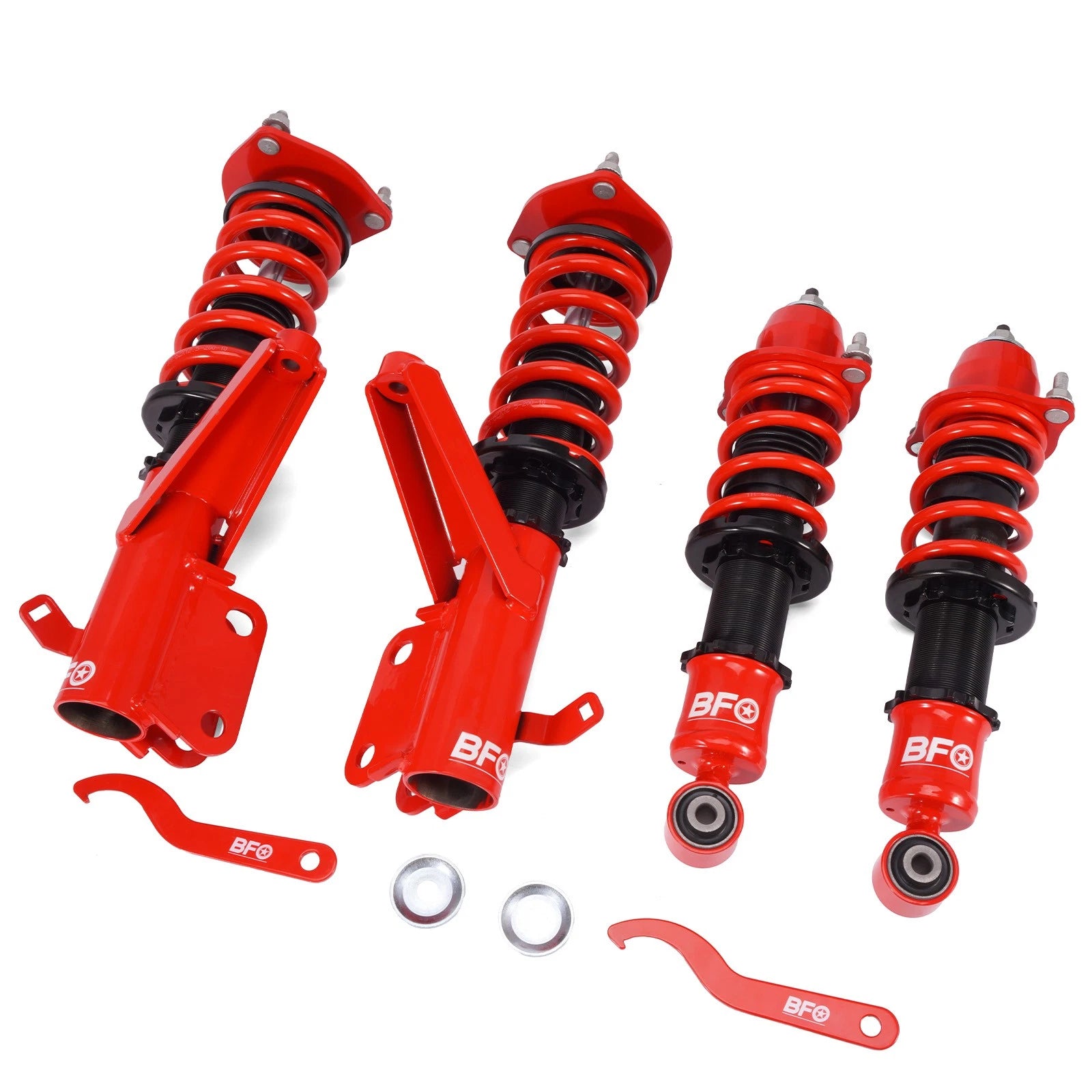 Set of 4 Coilovers Suspension Shocks + Springs for Honda Civic (2001–2005)