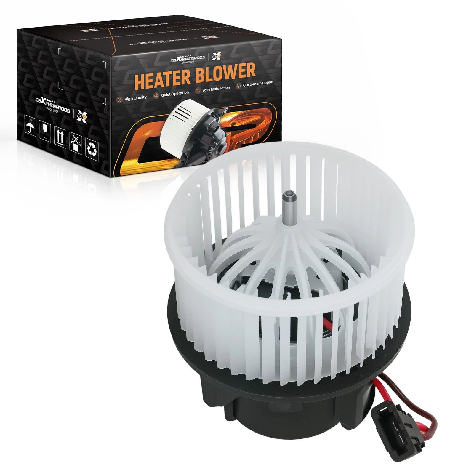 HVAC Heater Blower Motor with Wheel for Volvo S60 R-Design (2012–2018)