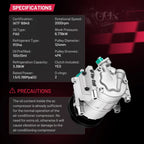 A/C Compressor with Clutch for Hyundai Elantra (2007–2012)