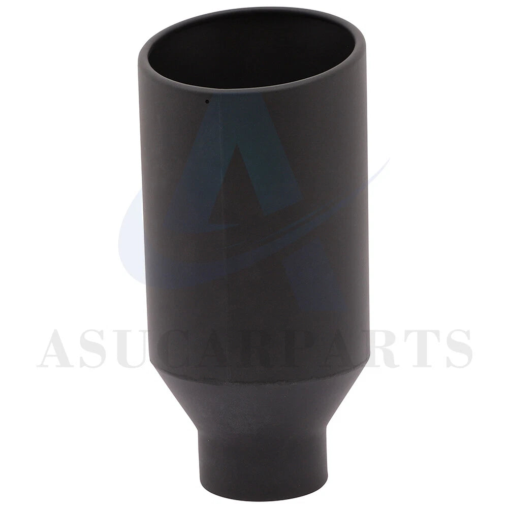 4" Inlet Black Stainless Steel Bolt On Exhaust Tip (Universal Fit)