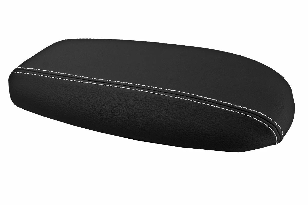 Console Lid Pull Over Cover for Ford Mustang (1994–2004) White Stitch