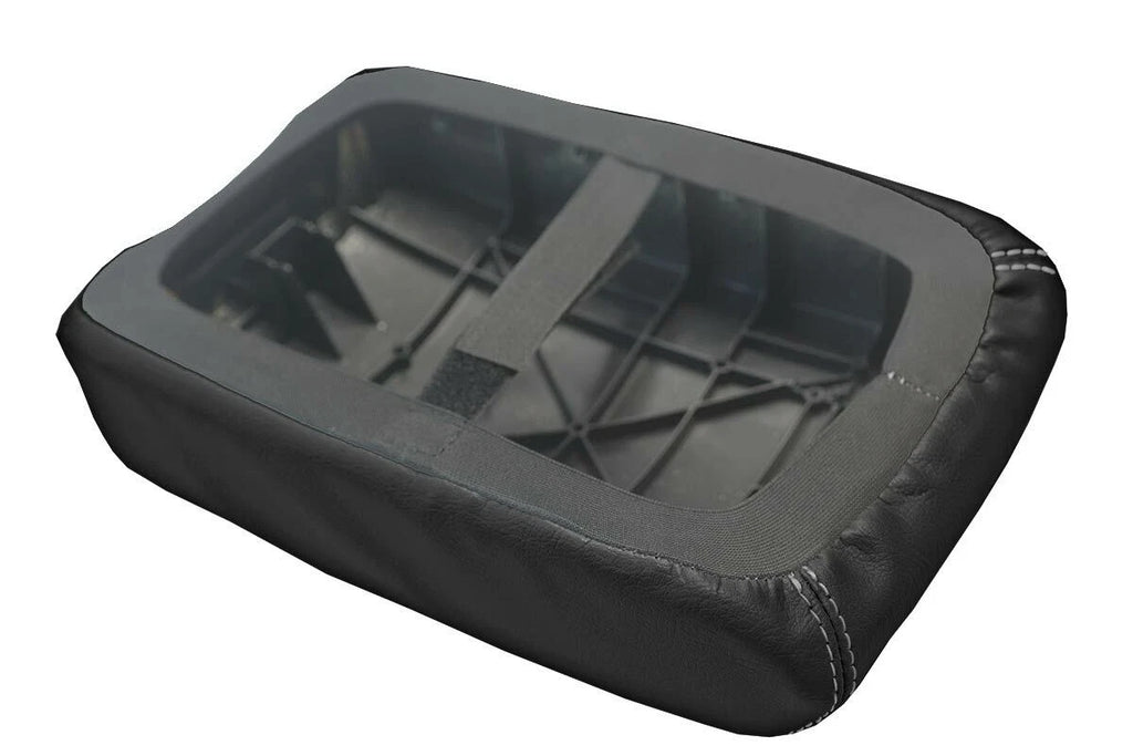 Console Lid Pull Over Cover Leather for Infiniti FX35 (2009–2012) Gray Stitch
