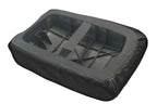 Console Lid Pull Over Cover Leather for Infiniti FX35 (2009–2012) Gray Stitch