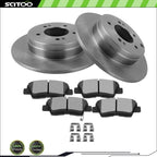 Rear Solid Brake Rotor & Ceramic Pad for Hyundai Azera Sonata (2008–2011)