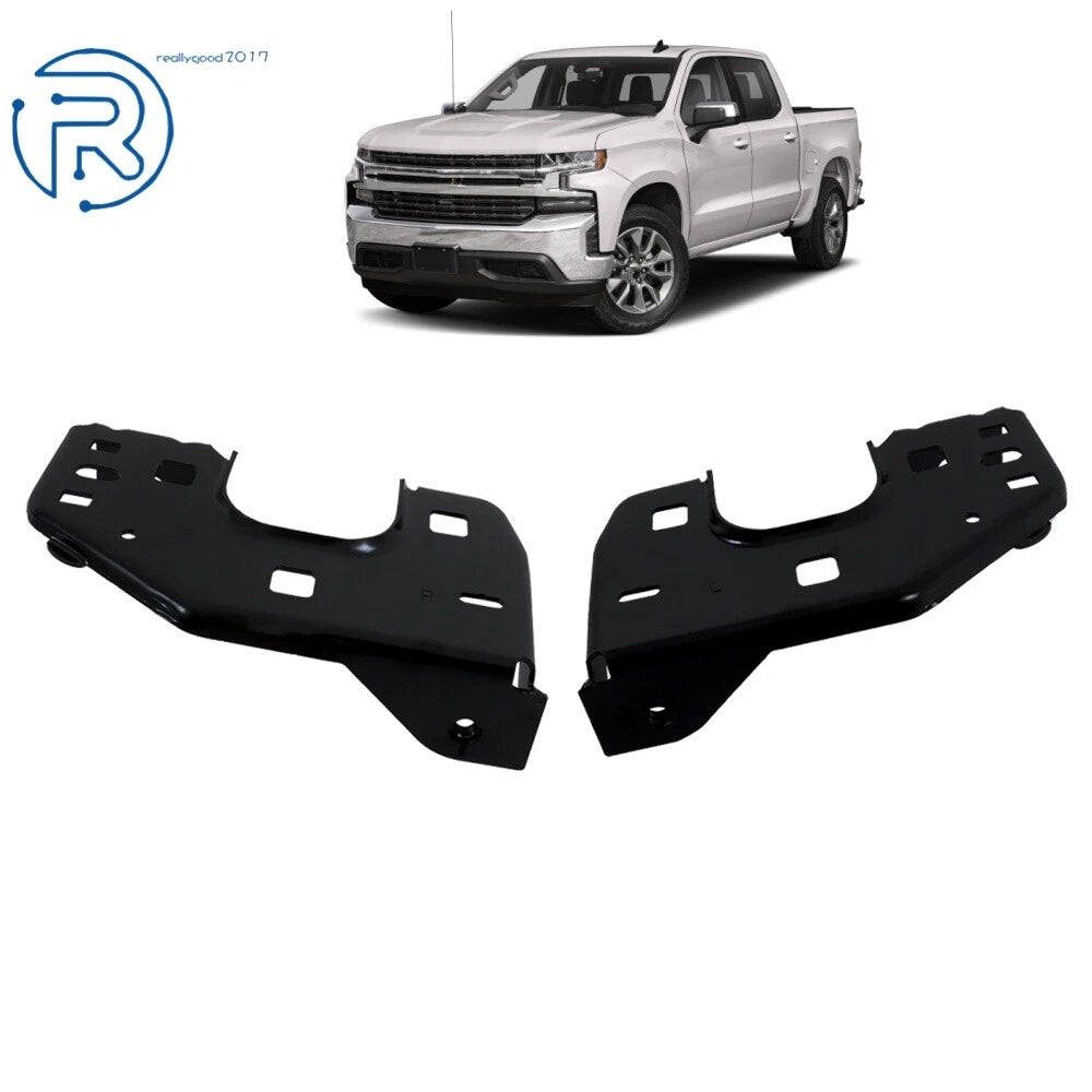 Pair Front Bumper Bracket Set for Chevy Silverado 1500 (2019–2021)