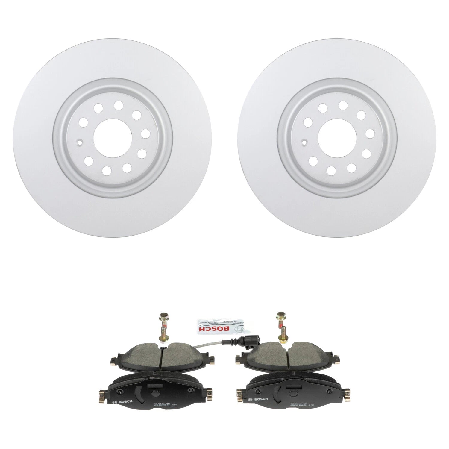 Set of 4 Bosch Quietcast Ceramic Disc Brake Pads for Audi A3 Quattro (2006–2013)