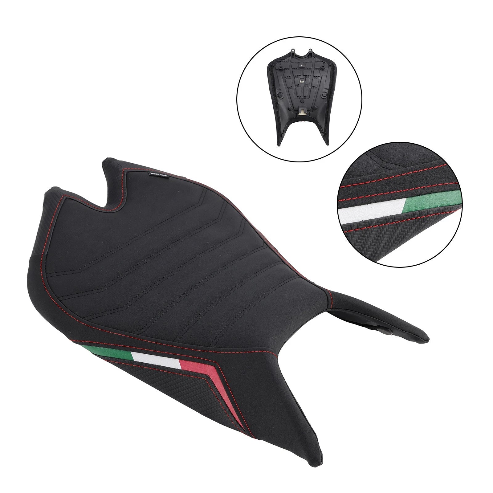 Front Driver Seat Pillion Saddle for Aprilia RSV4 1100 (2021–2024)