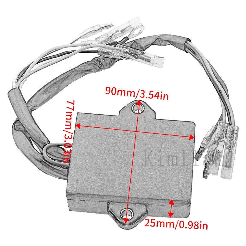 CDI Igniter for Yamaha Outboard 9.9hp F13.5hp F15hp (1990–2023) 66M-85540-01 66M-85540-00