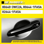 Front Driver Side Door Handle for Nissan Juke (2010–2019) Black