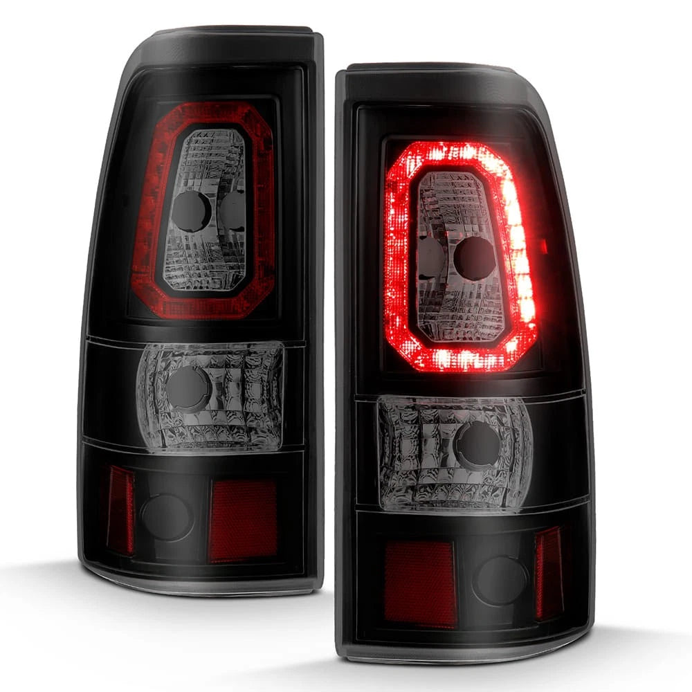 Tail Light Assembly Black Smoke Lens Replacement for GMC Sierra 1500 (1999–2006)