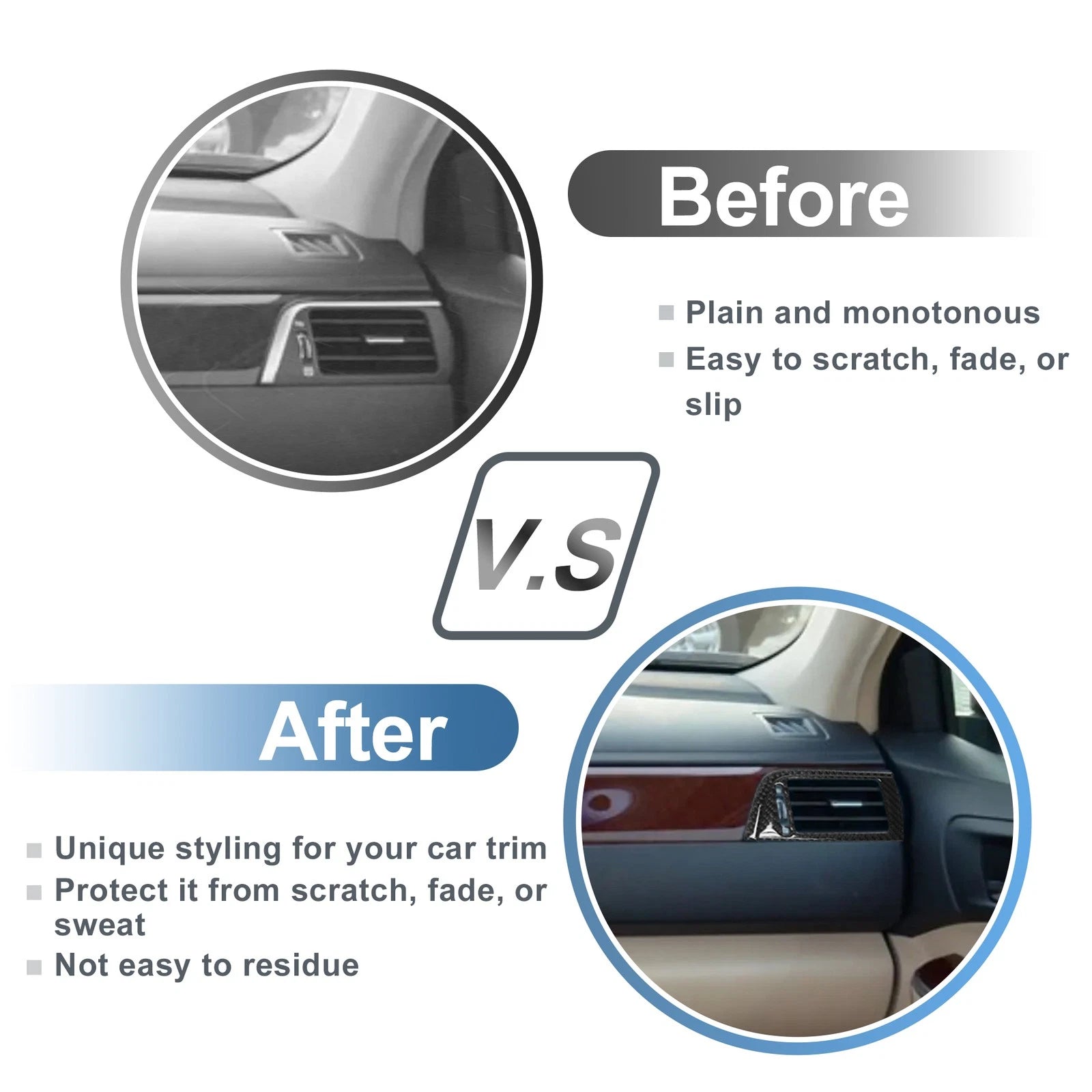 Set of 1 Air Condition Outlet Vent Trim Cover Frame for Toyota Camry (2012–2014)