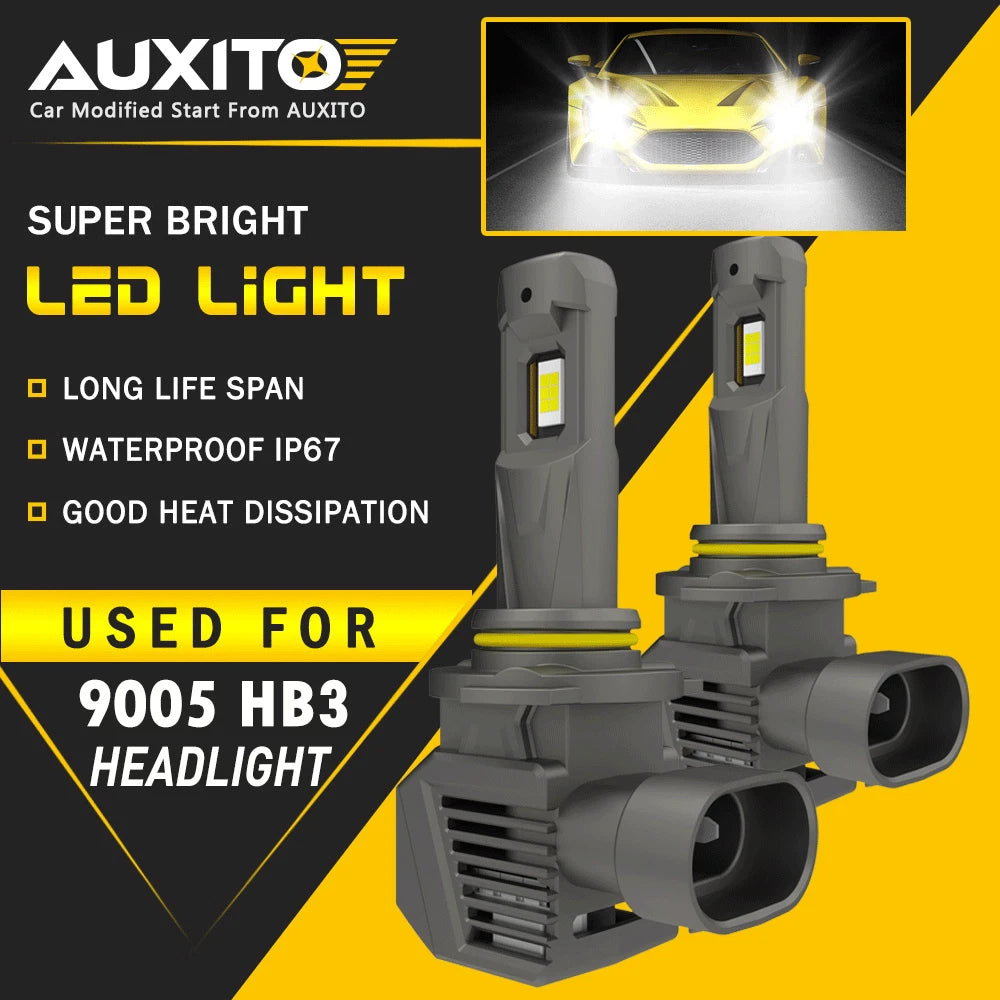 2X 9005 HB3 LED Headlight Kit Bulb for
