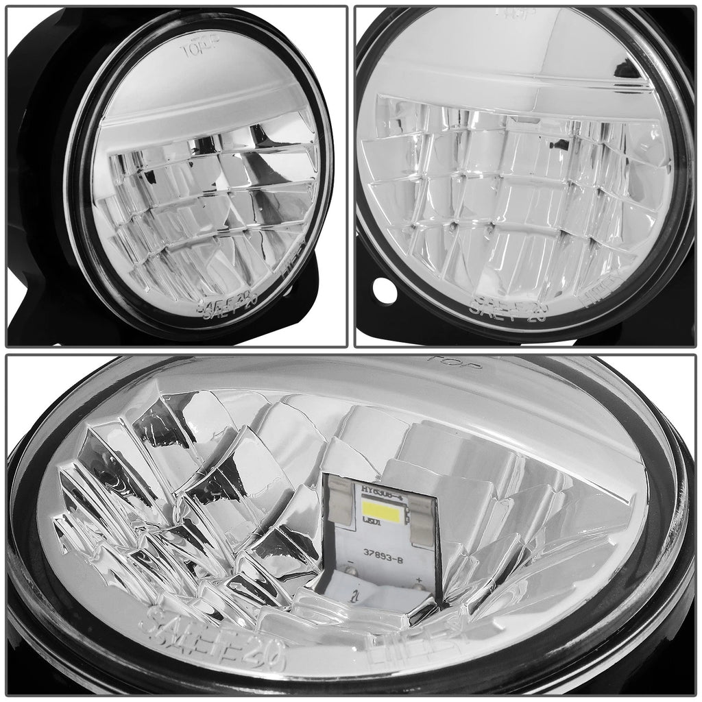 Chrome Housing Full LED Fog Light Lamp Assembly for Volvo VNR 300 400 640 (2018–2020)