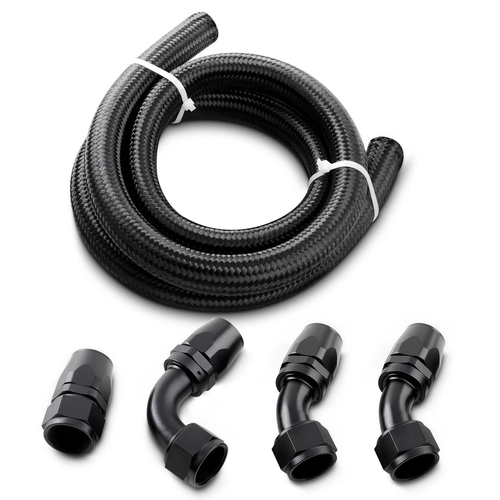 5FT Nylon Stainless Steel Braided CPE Oil Fuel Line for Universal (2016–2024)