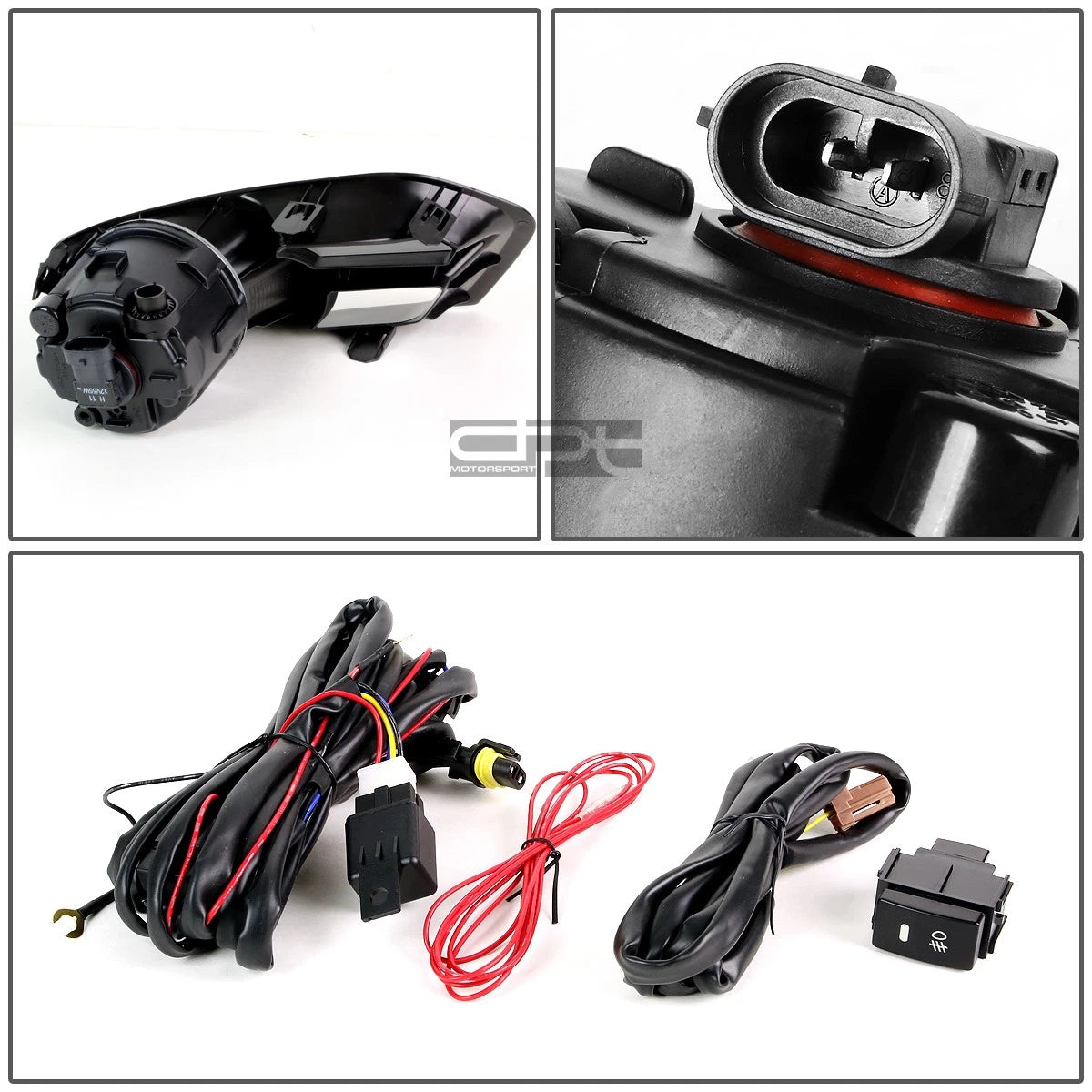 Fog Light Lamp + Switch for Nissan Murano Z50 (2011–2014) - Yellow Lens