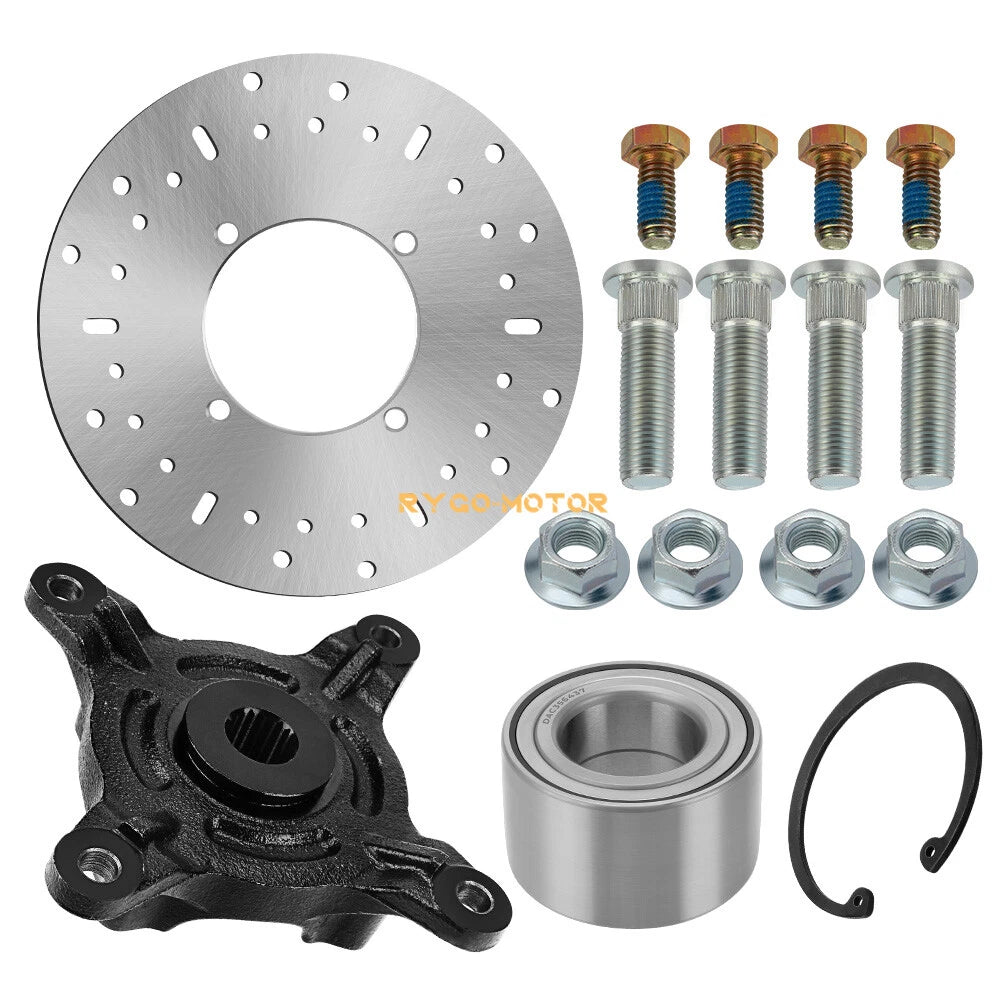 Front Wheel Hub w/Disc Rotor Kit for Polaris Ranger 400-800 (2006–2018)