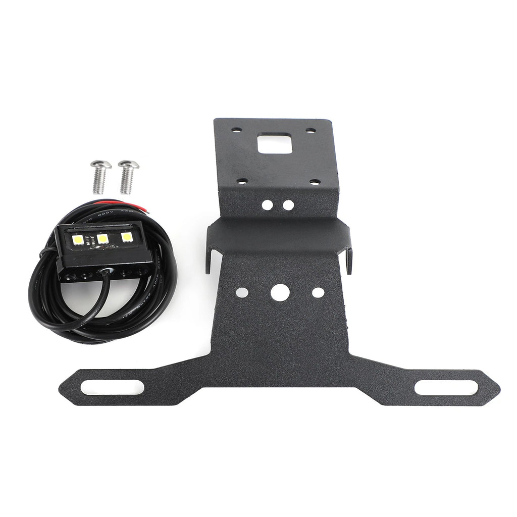 License Plate Holder Frame Bracket for Kawasaki ZX-6R (2019–2021)