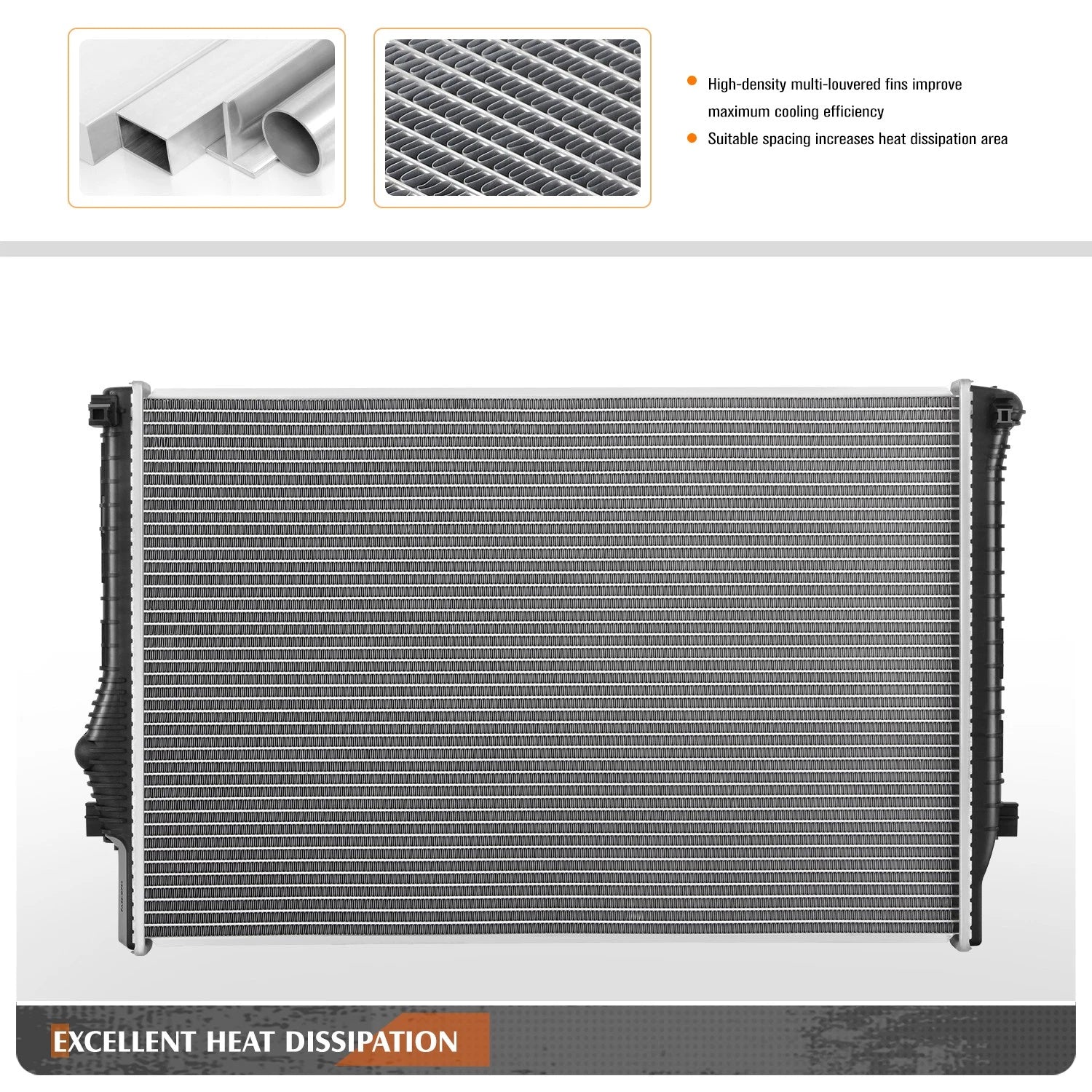 Aluminum Core Cooling Radiator DPI-13703 for VW Golf GTI Tiguan (2015–2022)