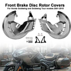 Front Brake Disc Rotor Covers for Honda Goldwing GL1800 F6B (2001–2015) Chrome