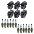 Set of 6 Ignition Coils for Mercedes-Benz W210 E320 V6 (1996–2002)